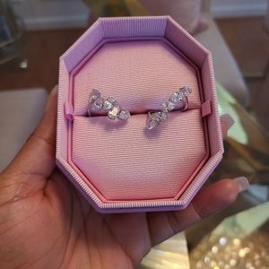 Swarovski ring set size 10